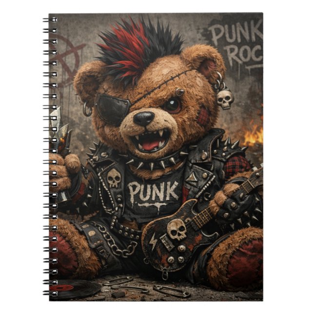 Punk Rock Paul Notebook (Front)
