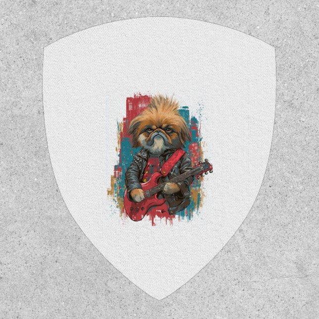 Punk Rock Pekingese � Rebel Dog Patch (Front)