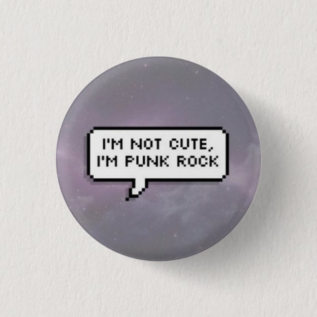 Punk Rock Pinback Button (Front)