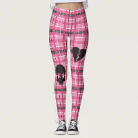 Pink Checkered Leggings