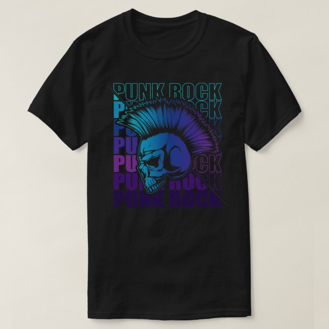 Punk Rock Pogo Anarchy Punks Punk Rockers Punk 50 T-Shirt (Design Front)