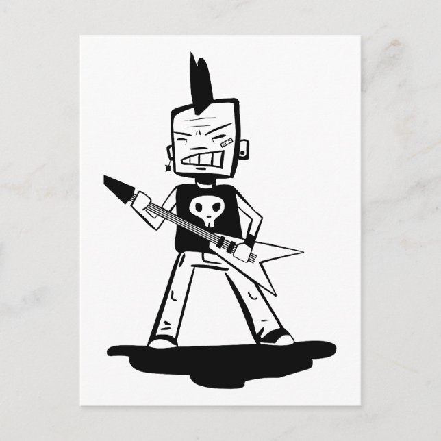 Punk rock postcard (Front)
