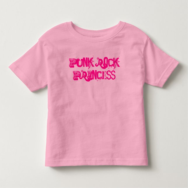 PUNK ROCK PRINCESS TODDLER T-SHIRT (Front)