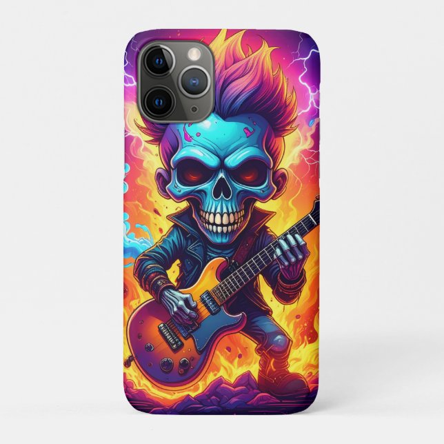 Punk Rock Skull Case-Mate iPhone Case (Back)