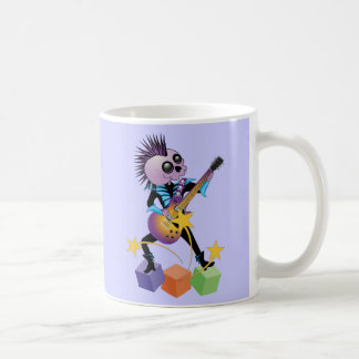 Punk Rock Skull Coffee Mug