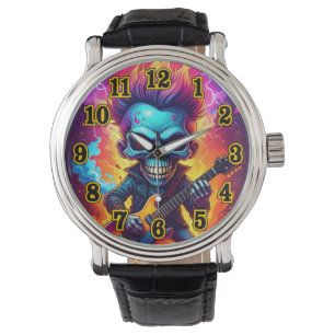 Punk Rock Skull Watch