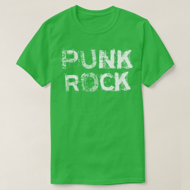 Punk rock text 1 T-Shirt (Design Front)