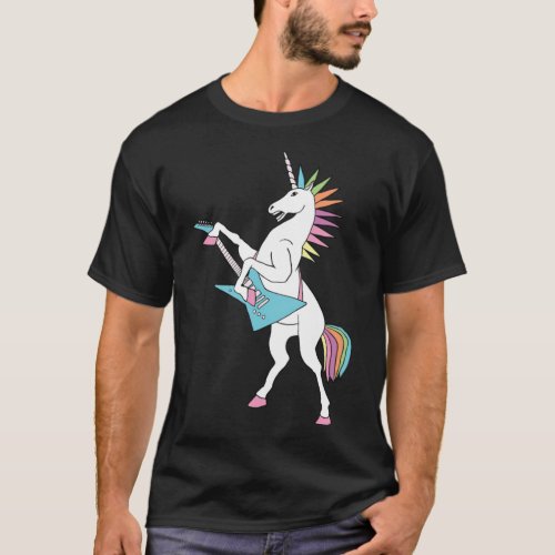 punk rock unicorn drama llama  T_Shirt