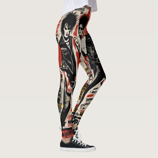 Punk Rock Vintage Leggings (Right)