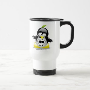 Punk Rocker Penguin Travel Mug