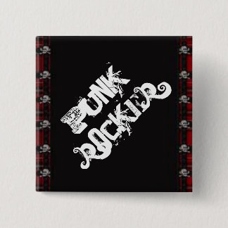 Punk Rocker Pinback Button