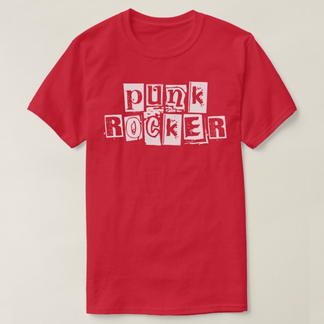 Punk Rocker T-Shirt (Design Front)
