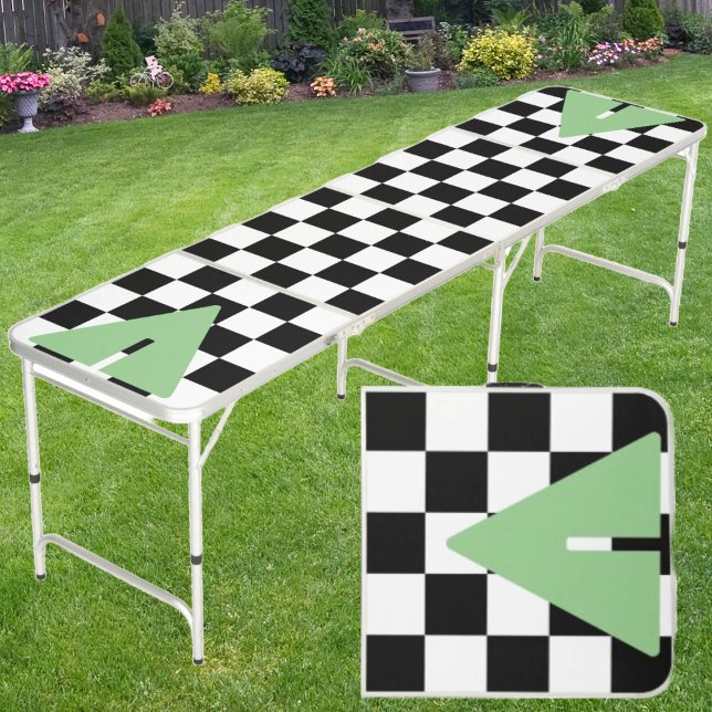 Punk Rocker with Mint Cup Triangles  Beer Pong Table (Creator Uploaded)