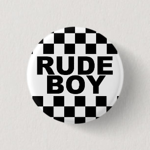 Punk "Rude Boy" Button