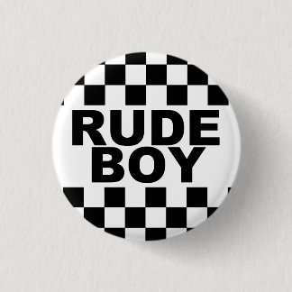 Punk "Rude Boy" Button