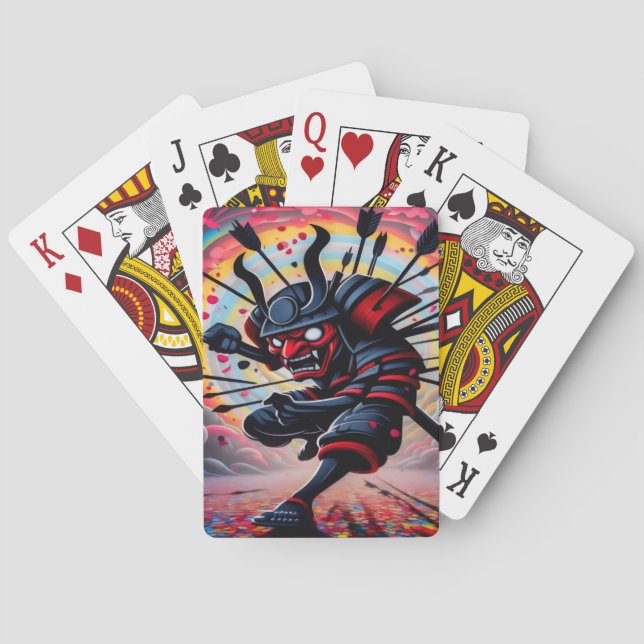 Punk Samurai Playing Cards (Back)