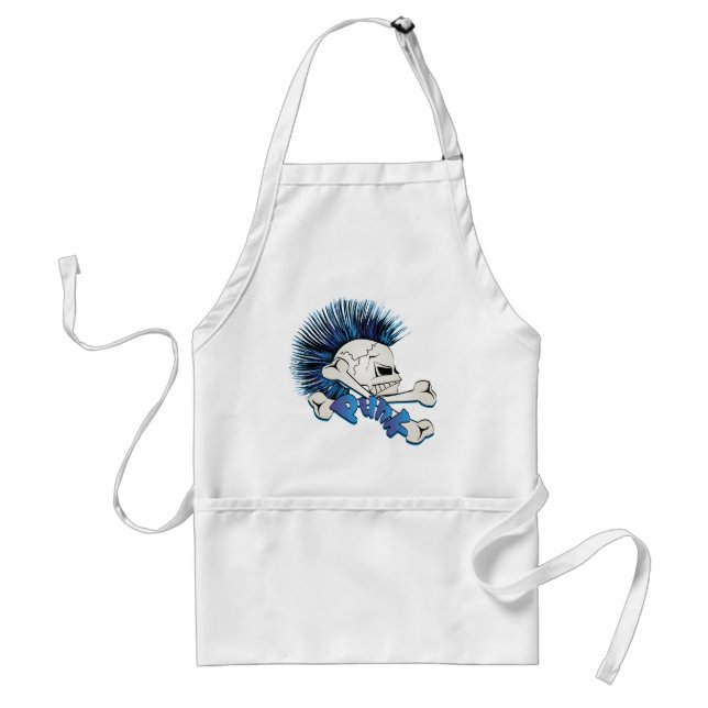 Punk Skull Adult Apron (Front)