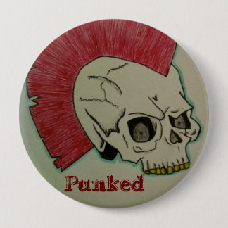 Punk Skull Button