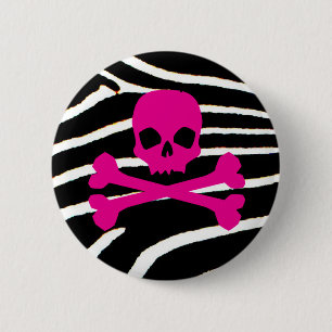 Punk Skull Button
