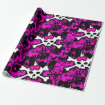 Punk Skull Princess Wrapping Paper