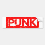 Punk Stamp Bumper Sticker