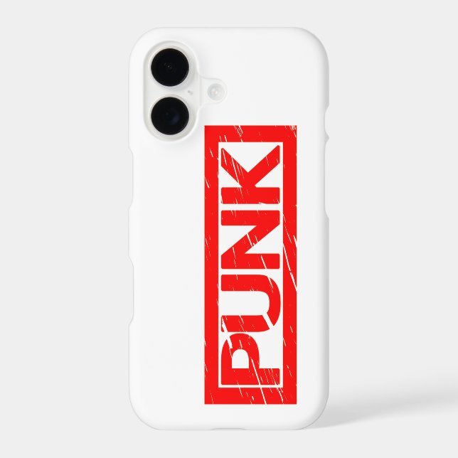 Punk Stamp Iphone Case (Back)