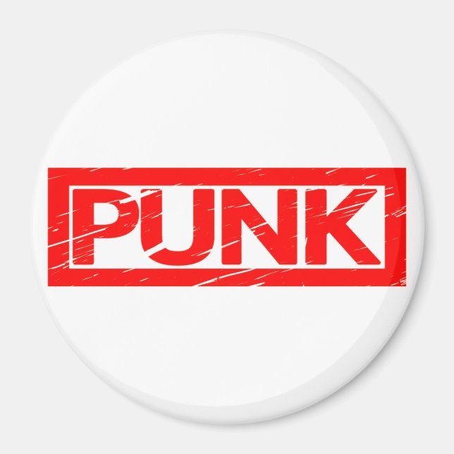Punk Stamp Magnet (Front)