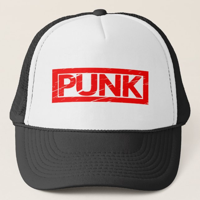 Punk Stamp Trucker Hat (Front)