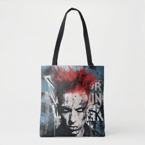 Punk Style Graphic Design Tote Bag