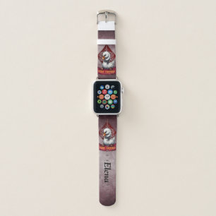Punk Swan: The feathered rebel. Apple Watch Band