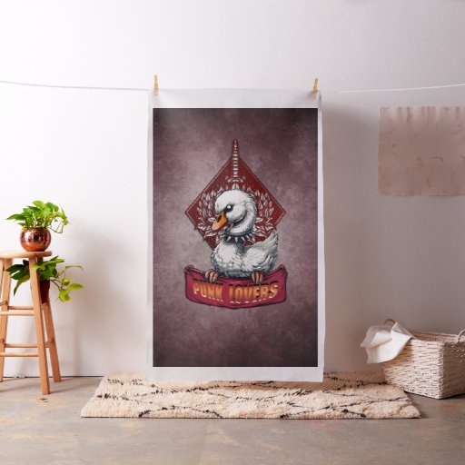 Punk Swan: The feathered rebel. Fabric