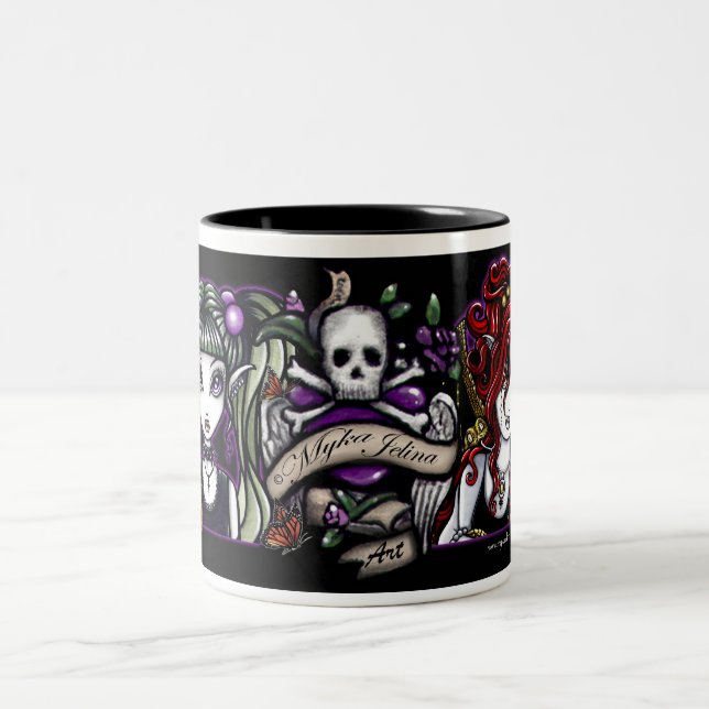 Punk Tattooed Fairy Fantasy Mug (Center)
