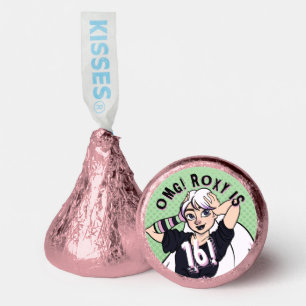 Punk Teen Girl Green Cartoon 16th Birthday Hershey®'s Kisses®