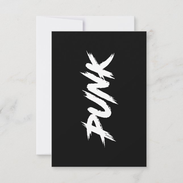 Punk Thank You Card (Front)