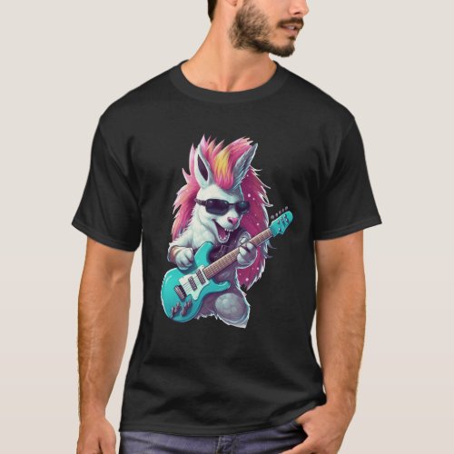 Punk unicorn guitarist T_Shirt