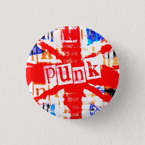 Punk Union Jack Button