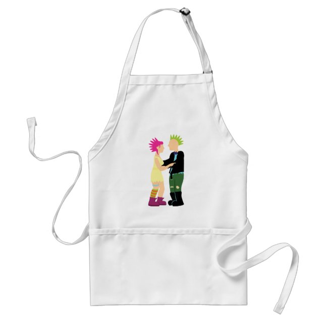 Punk Wedding Adult Apron (Front)