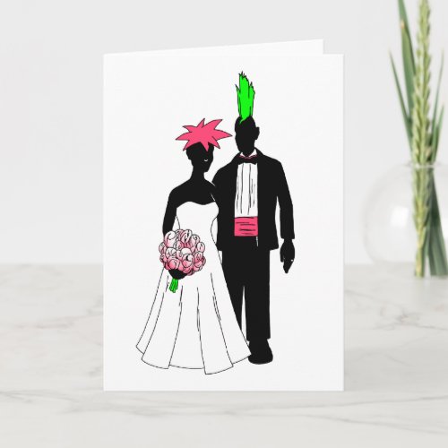 Punk Wedding Card