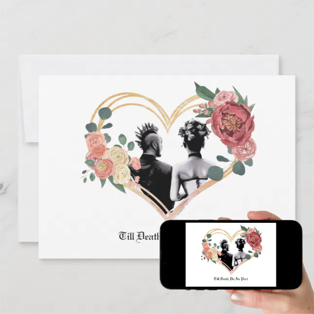 Punk Wedding Invitation Zazzle