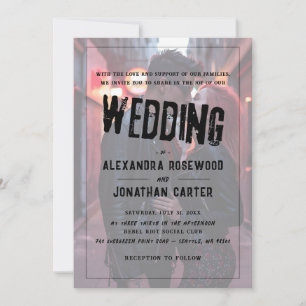 Punk Wedding Invitation