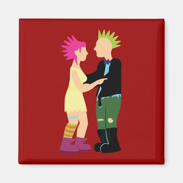 Punk Wedding Magnet (Front)