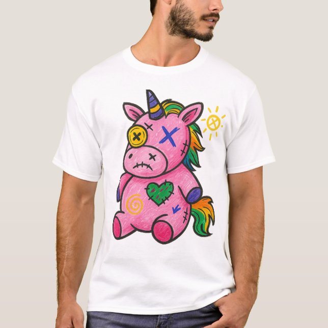Punkicorn — Sad & Sweet T-Shirt (Front)