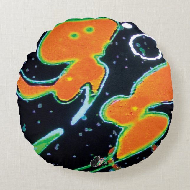 Punkin KC image Round Pillow (Front)