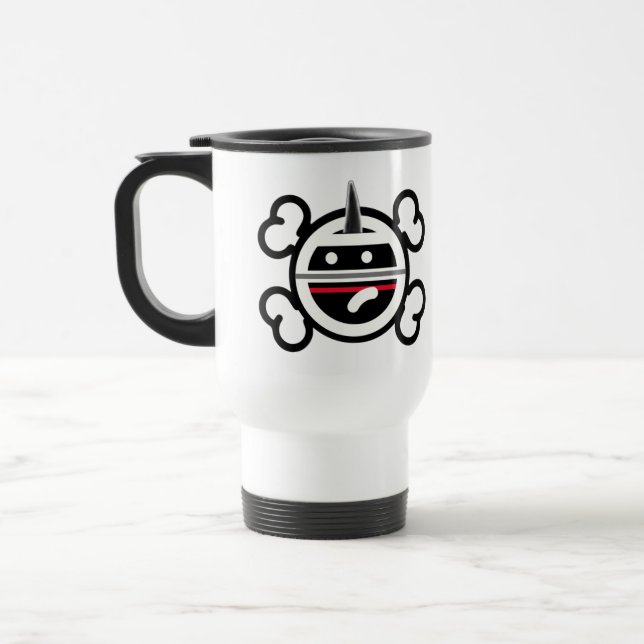 Punkrock Unicorn Travel Mug (Left)