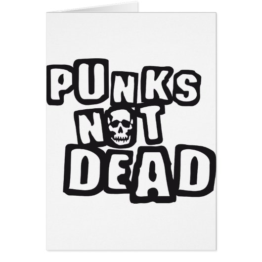 punks not dead cards (Front)