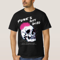Punks Not Dead - Skull Punk Rock Music - Old Punks
