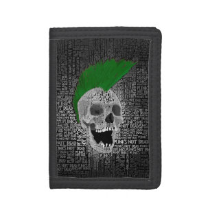 Punk's Not Dead Tri-fold Wallet