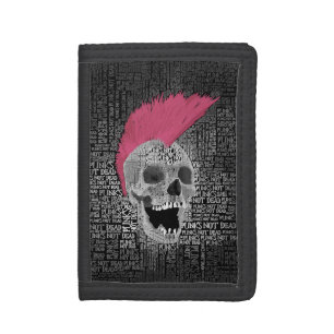 Punk's Not Dead Tri-fold Wallet