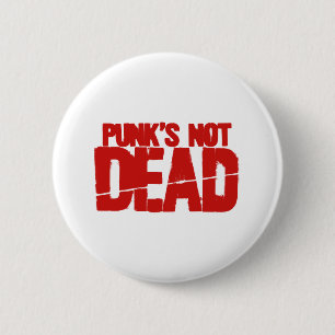 Punk's Not Dead - Video Game Gamer Gaming Button
