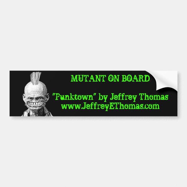 Punktown bumper sticker (Front)